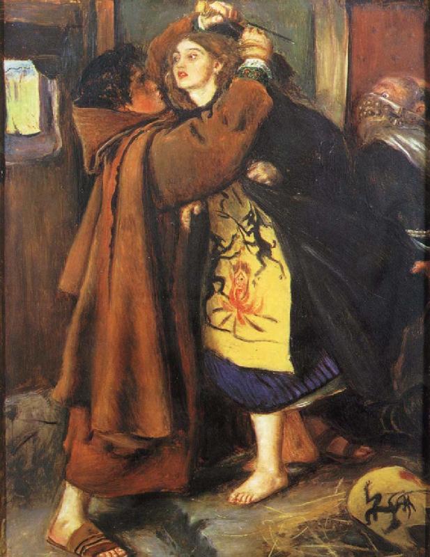 Sir John Everett Millais Escape of a Heretic oil painting image